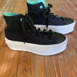 Converse Black and White High-Top Womens Sneakers